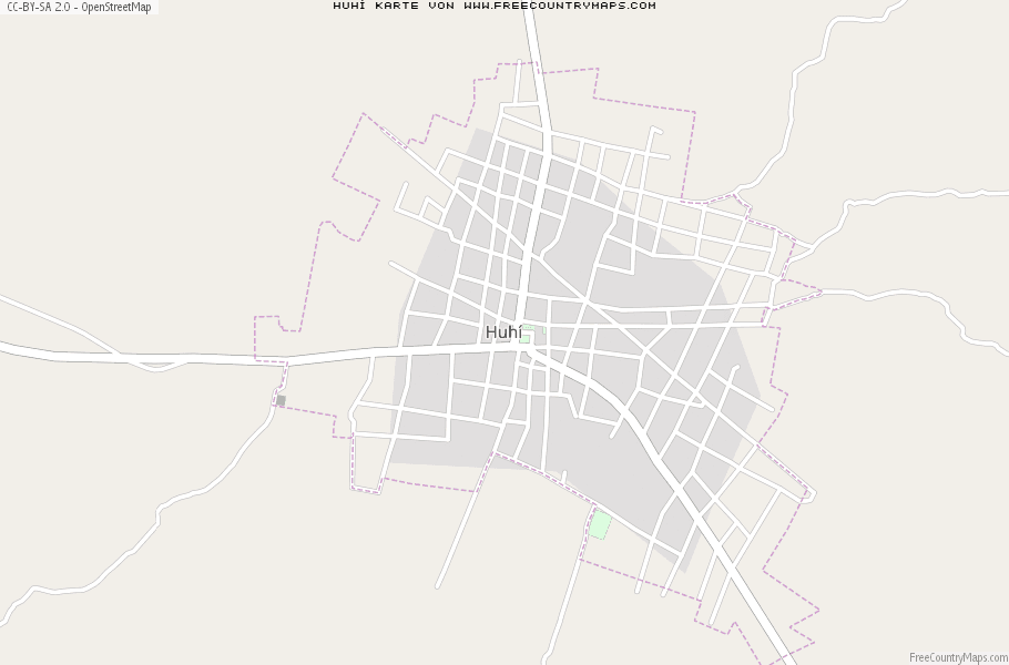 Karte Von Huhí Mexiko
