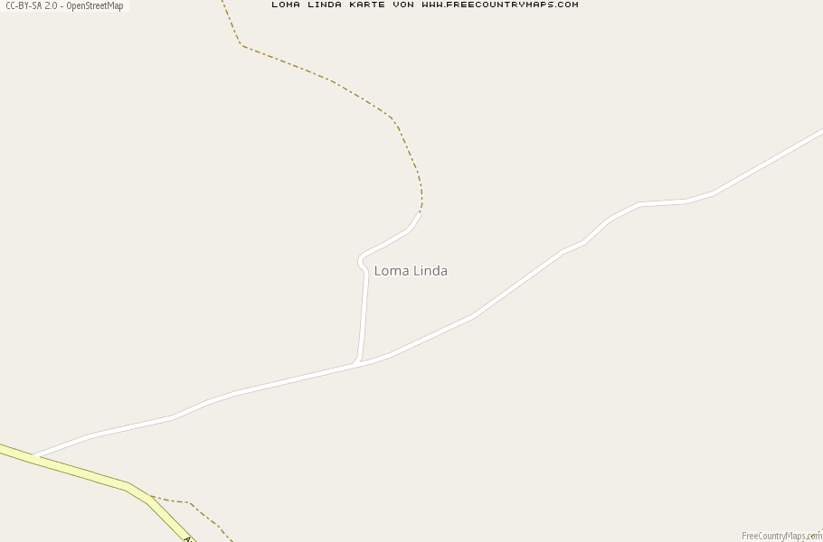 Karte Von Loma Linda Mexiko