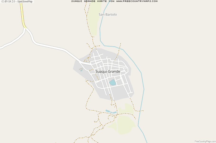Karte Von Suaqui Grande Mexiko