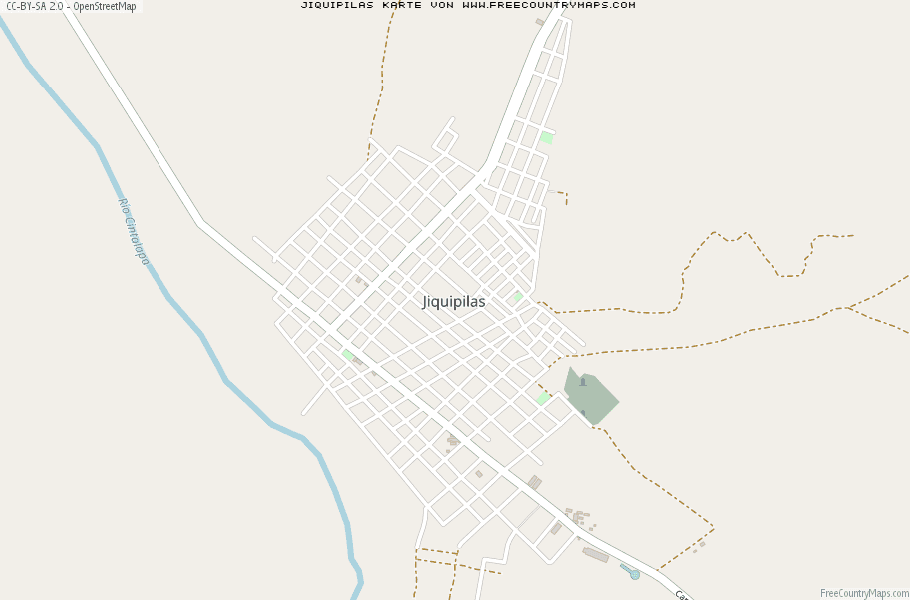 Karte Von Jiquipilas Mexiko