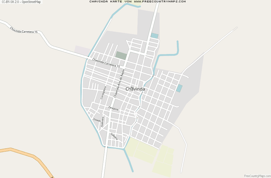 Karte Von Chavinda Mexiko
