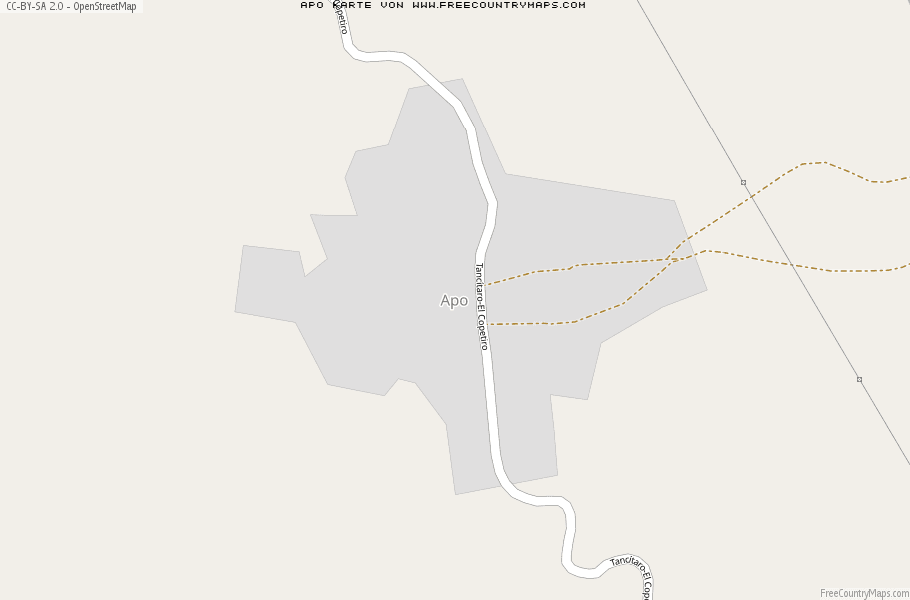 Karte Von Apo Mexiko