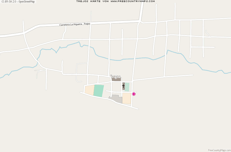 Karte Von Trejos Mexiko