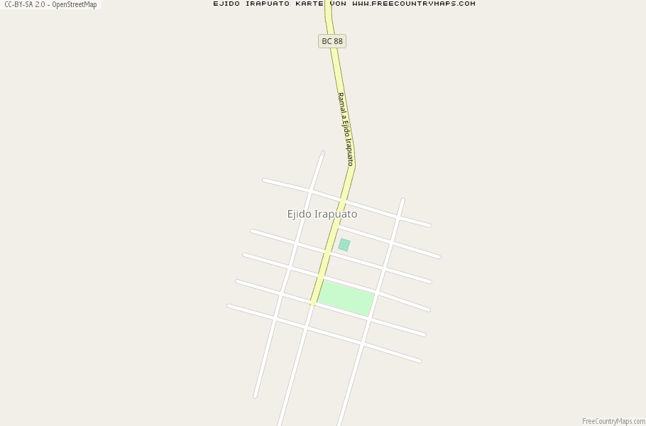 Karte Von Ejido Irapuato Mexiko