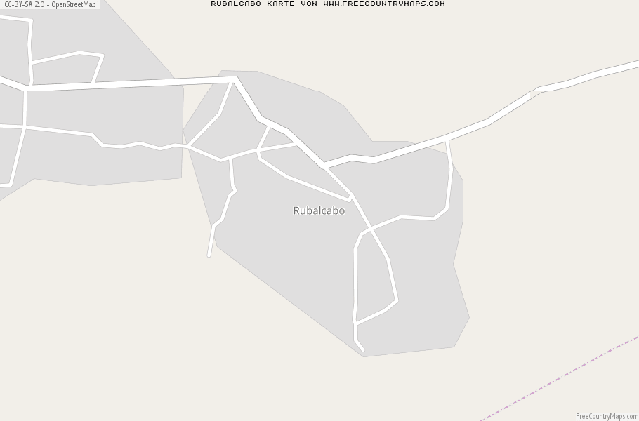 Karte Von Rubalcabo Mexiko
