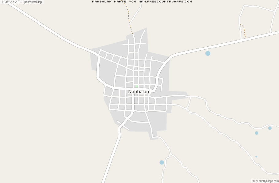 Karte Von Nahbalam Mexiko