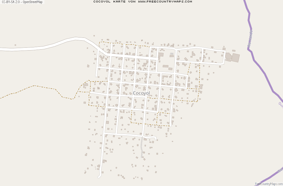 Karte Von Cocoyol Mexiko