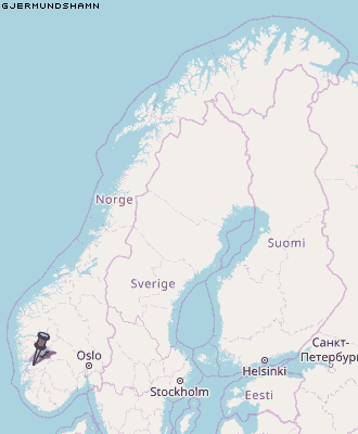 Gjermundshamn Karte Norwegen