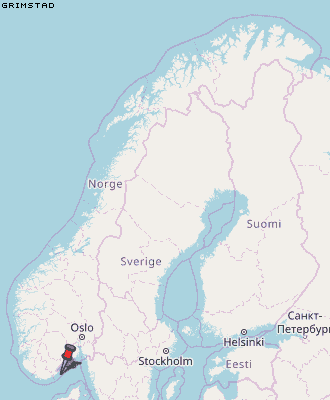 Grimstad Karte Norwegen