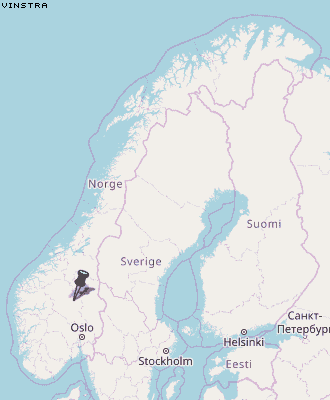 Vinstra Karte Norwegen