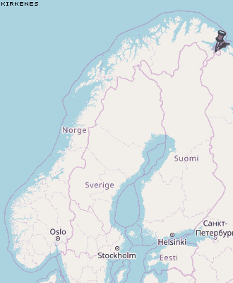 Kirkenes Karte Norwegen