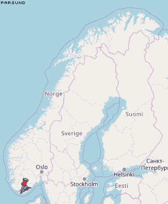 Farsund Karte Norwegen