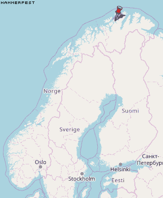 Hammerfest Karte Norwegen