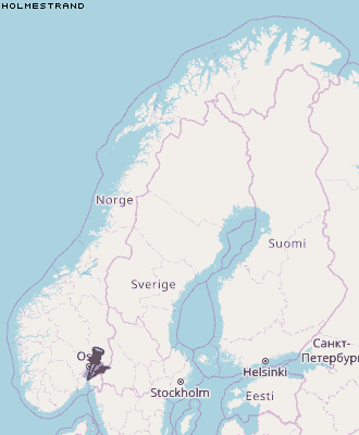 Holmestrand Karte Norwegen