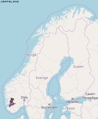 Jørpeland Karte Norwegen