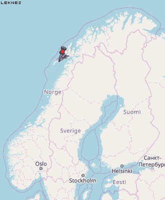Leknes Karte Norwegen