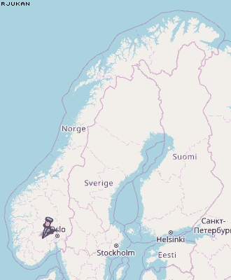 Rjukan Karte Norwegen