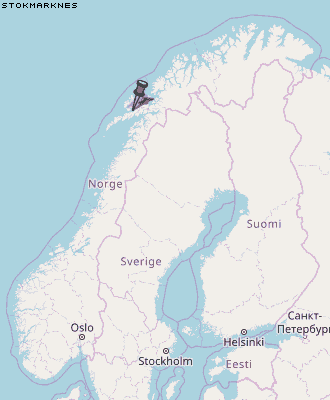 Stokmarknes Karte Norwegen