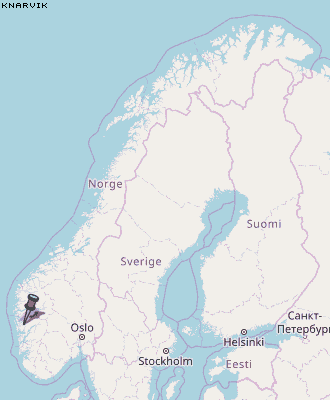 Knarvik Karte Norwegen