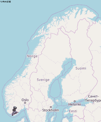 Vanse Karte Norwegen