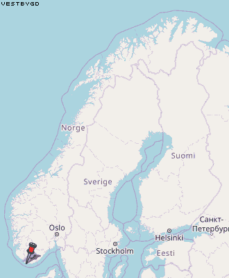 Vestbygd Karte Norwegen