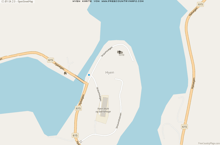 Karte Von Hyen Norwegen