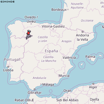 Gimonde Karte Portugal