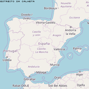Estreito da Calheta Karte Portugal