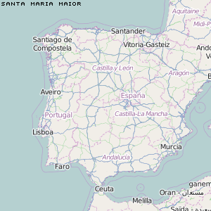Santa Maria Maior Karte Portugal