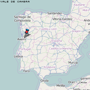 Vale de Cambra Karte Portugal