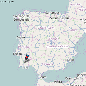 Ourique Karte Portugal