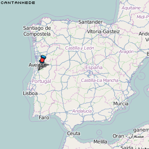 Cantanhede Karte Portugal