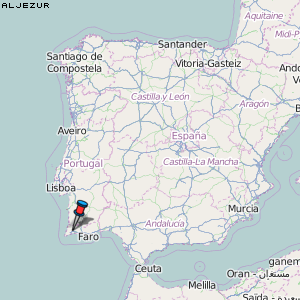 Aljezur Karte Portugal