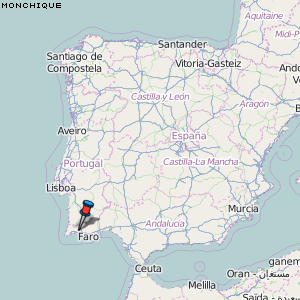 Monchique Karte Portugal