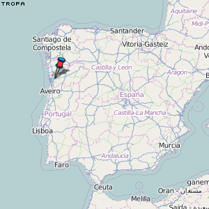 Trofa Karte Portugal