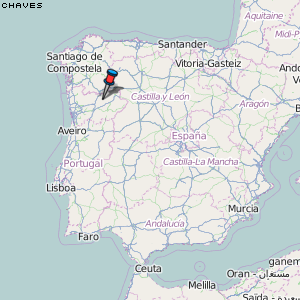 Chaves Karte Portugal