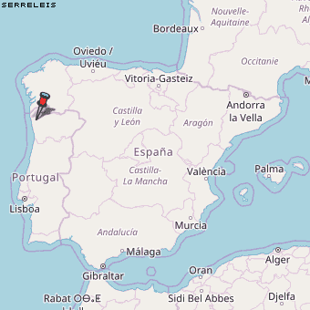 Serreleis Karte Portugal