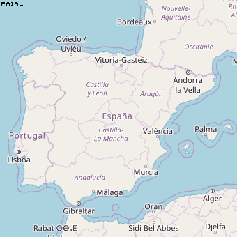 Faial Karte Portugal