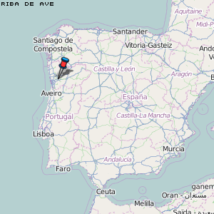 Riba de Ave Karte Portugal