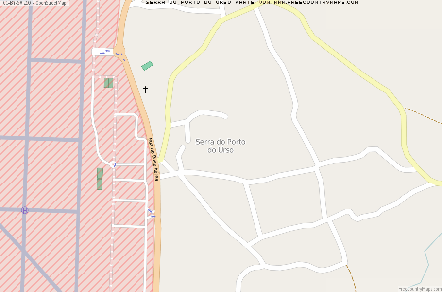 Karte Von Serra do Porto do Urso Portugal