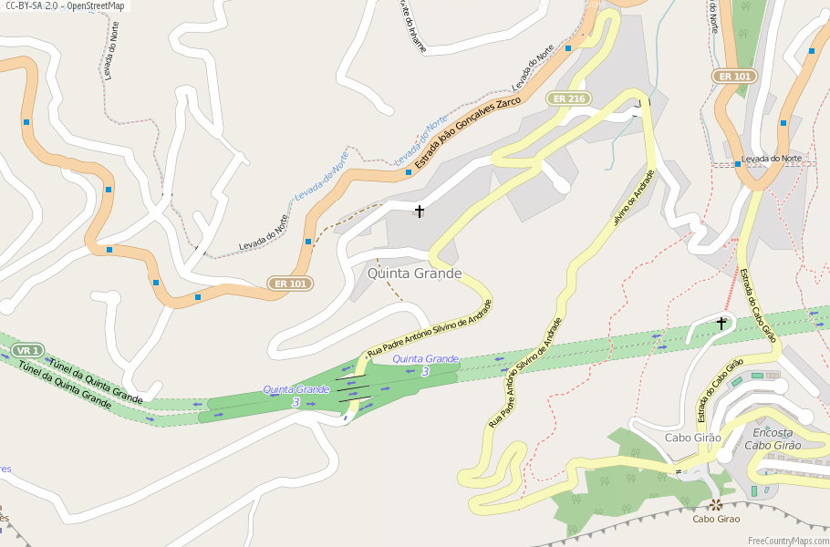 Karte Von Quinta Grande Portugal