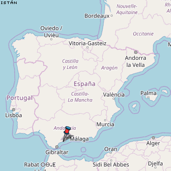 Istán Karte Spanien
