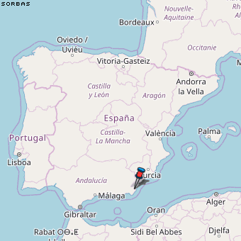 Sorbas Karte Spanien