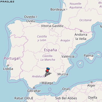 Frailes Karte Spanien