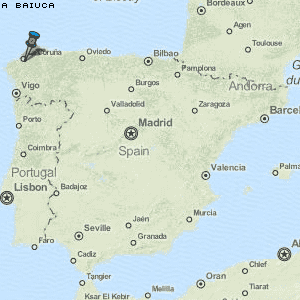 A Baiuca Karte Spanien