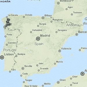 Moaña Karte Spanien