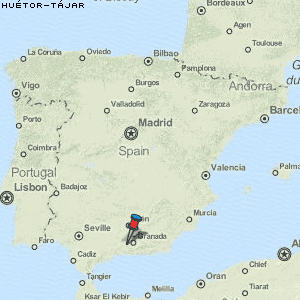Huétor-Tájar Karte Spanien