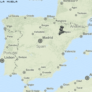 La Muela Karte Spanien