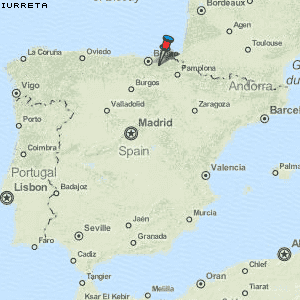 Iurreta Karte Spanien