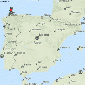 Narón Karte Spanien